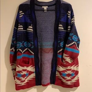Aztec Style Cardigan in Small